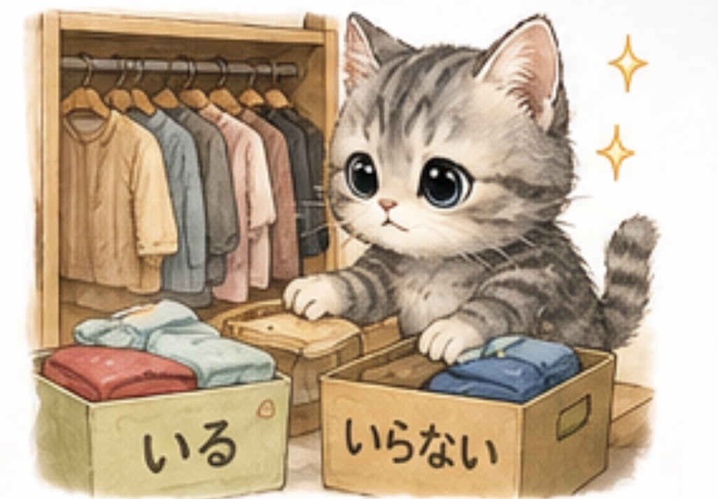 クローゼット整理・断捨離